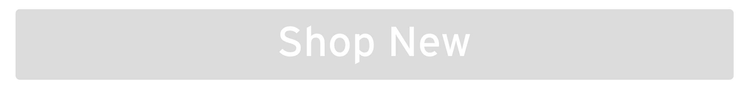 A light gray rectangular button with the text Shop New in bold white letters centered on it.