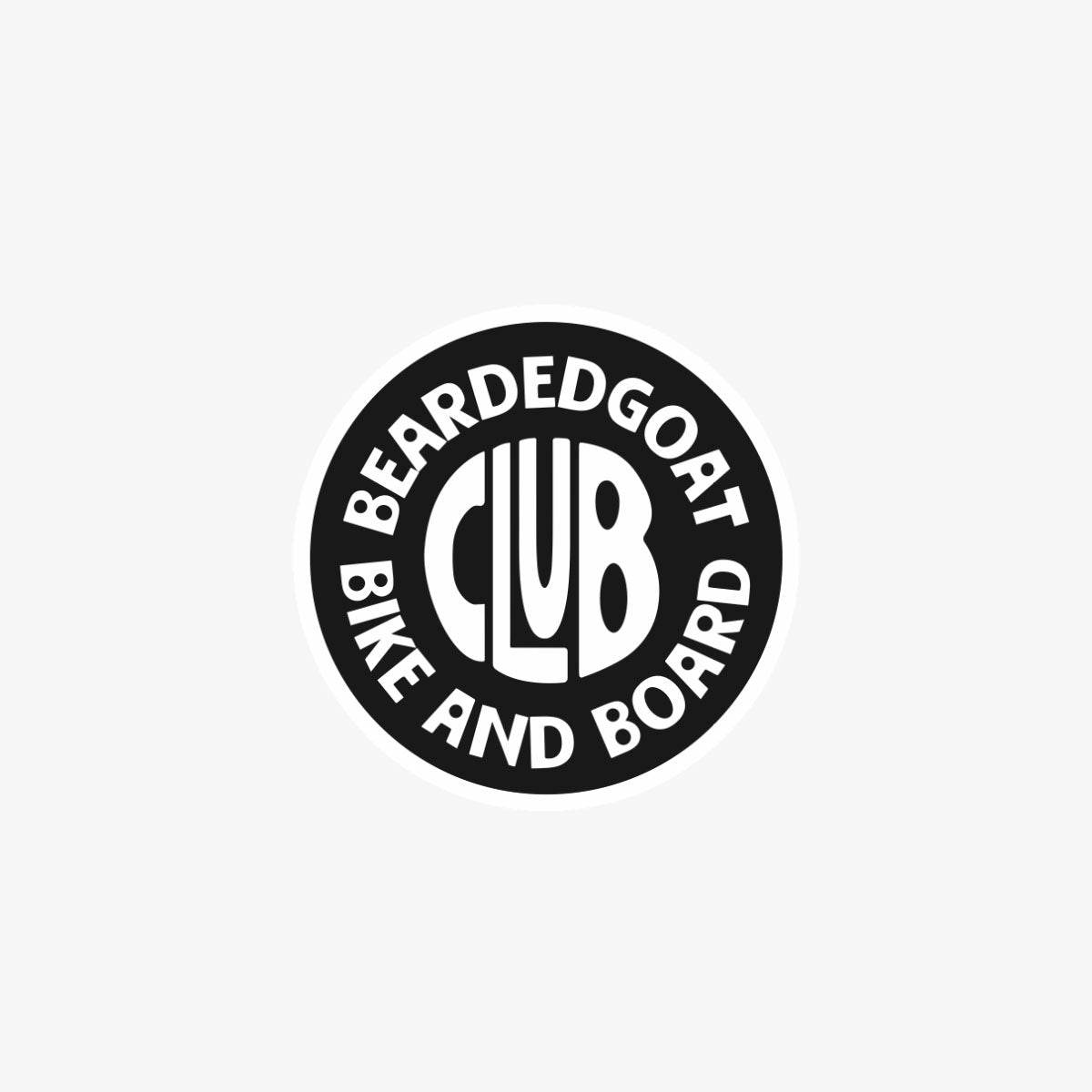 Bike + Board Club Sticker